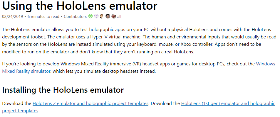 hololens emulator for mac